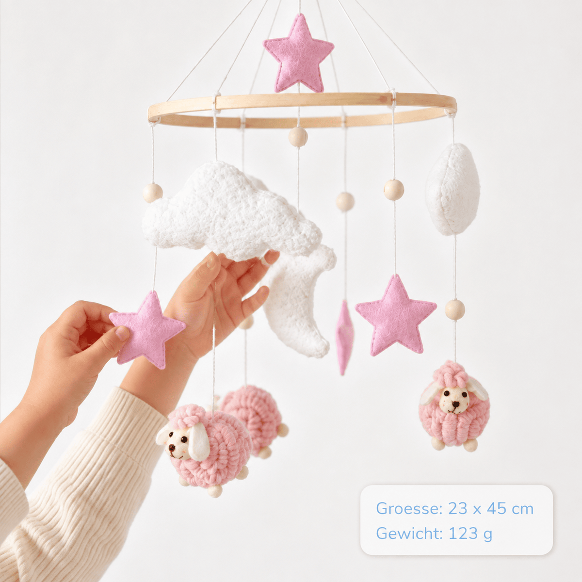 Montessoriland Montessori-Babymobile mit Schafen