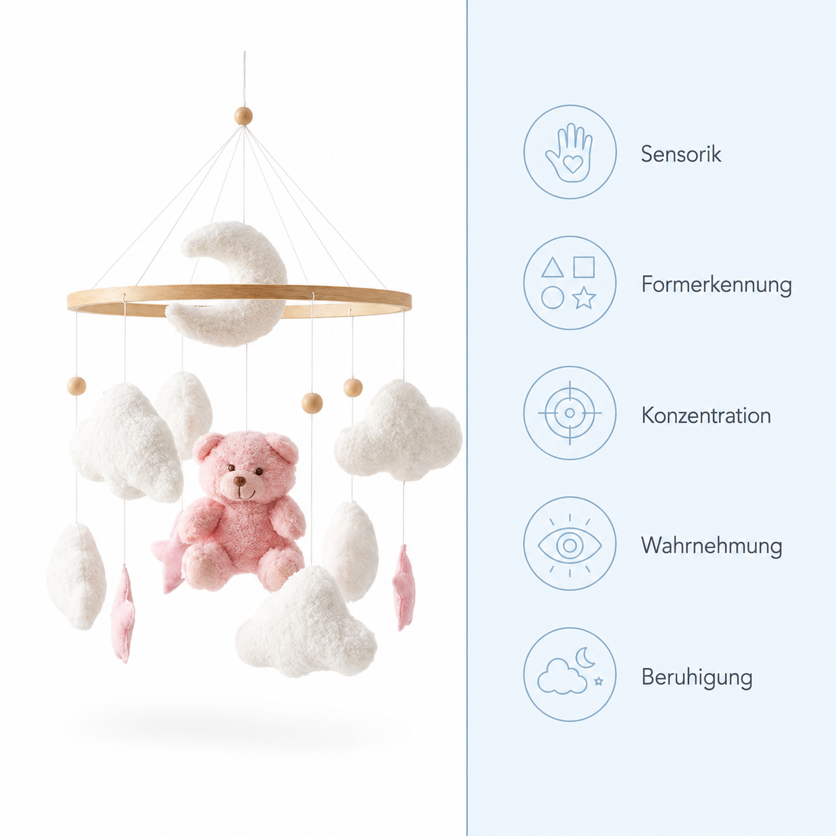 Montessoriland Montessori-Babymobile mit Teddybär Bild