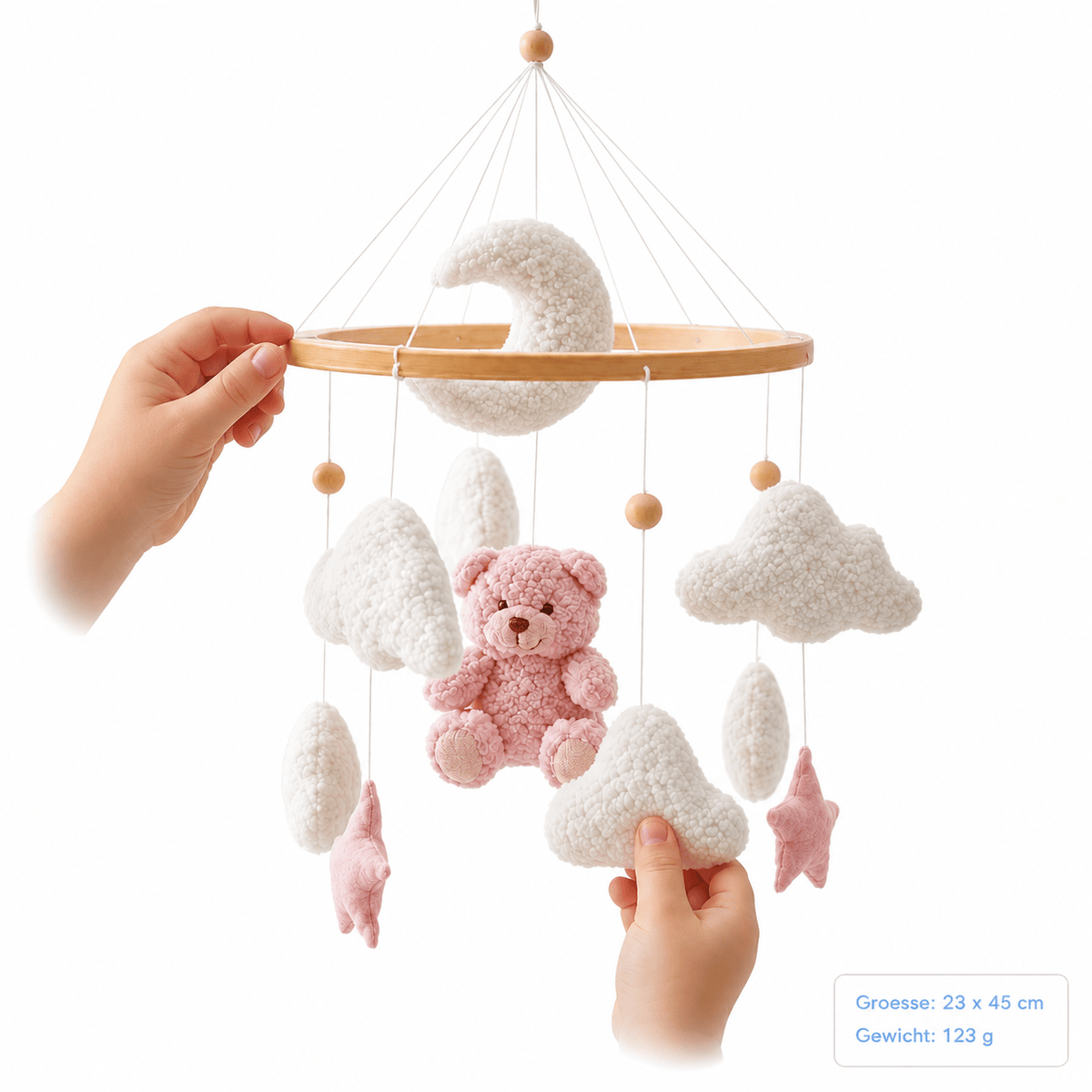 Montessoriland Montessori-Babymobile mit Teddybär