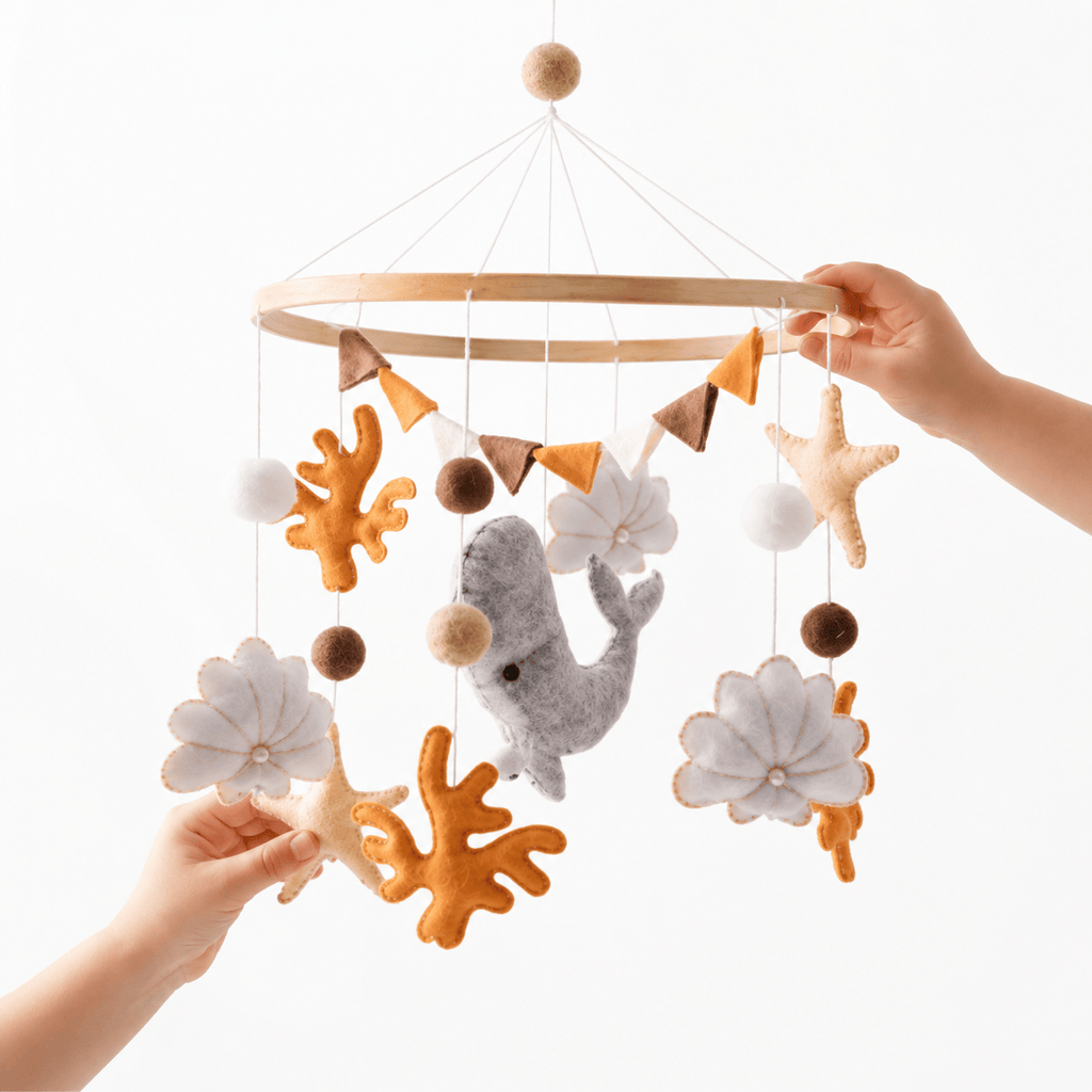 Montessoriland Montessori-Babymobile mit Wal