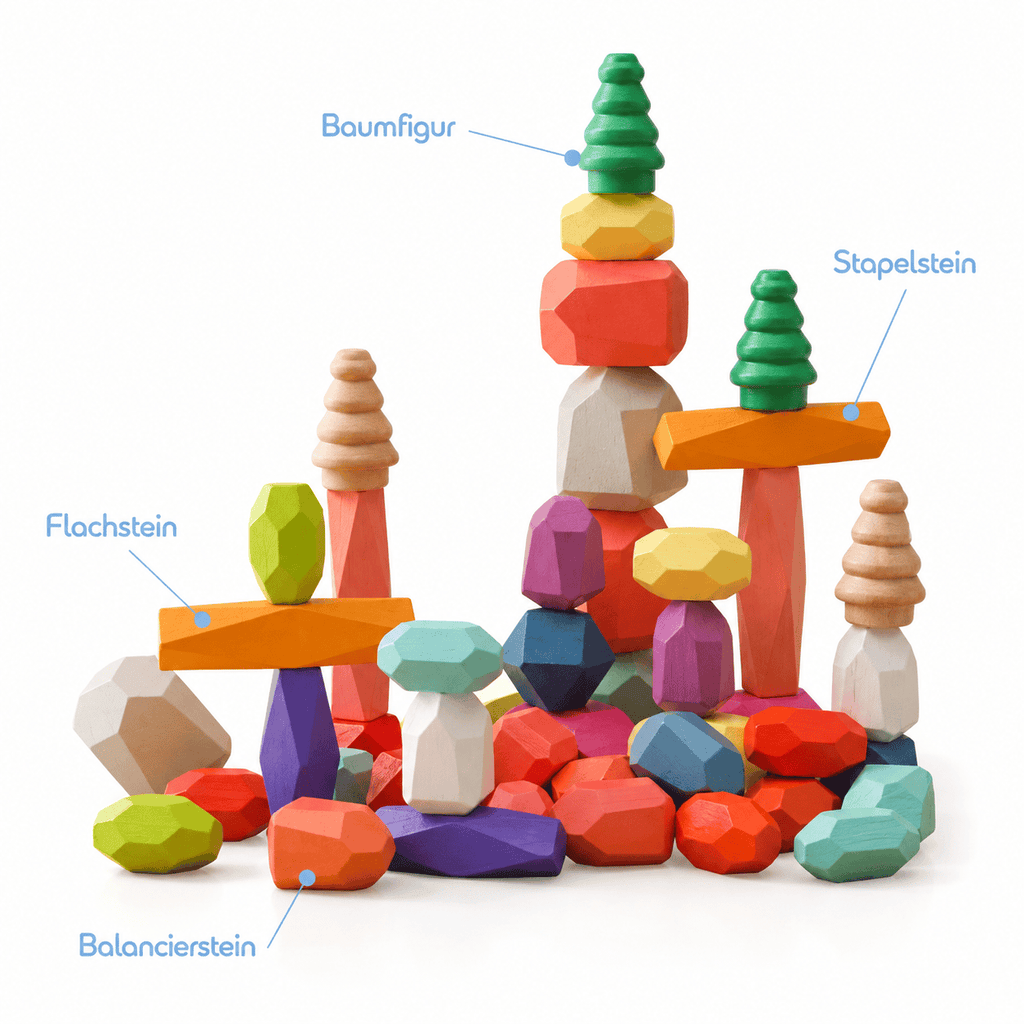 Montessoriland Montessori-Balancierbausteine