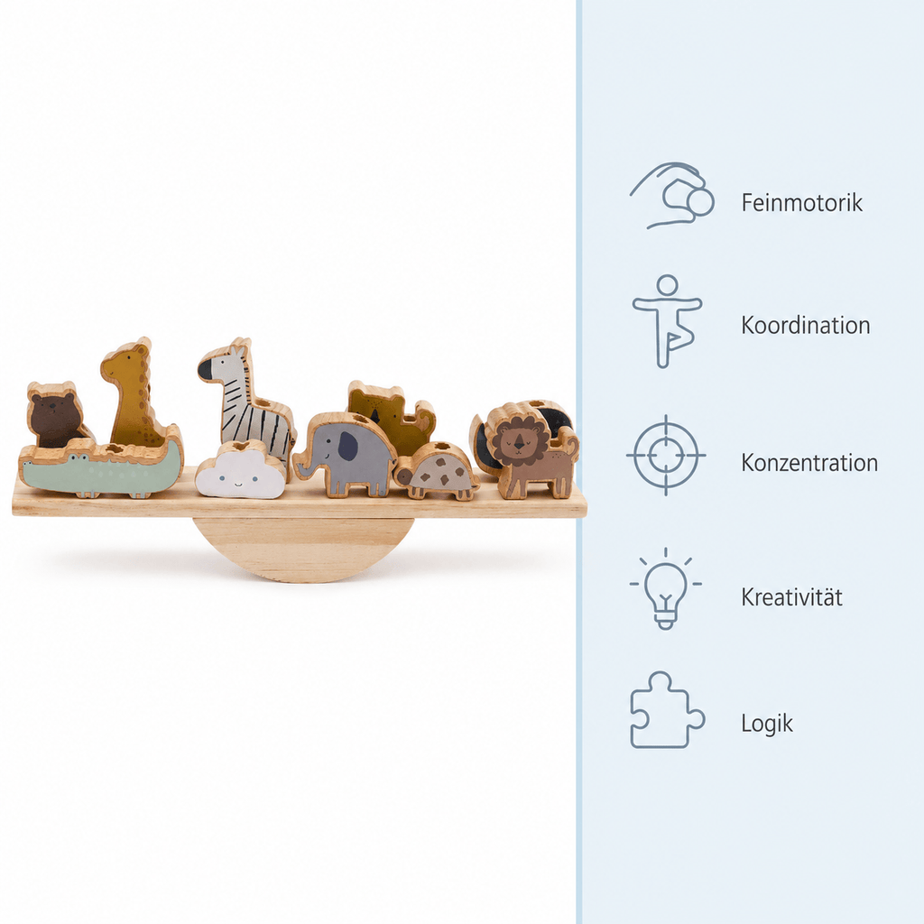 Montessoriland Montessori-Balancierspiel mit Tierfiguren