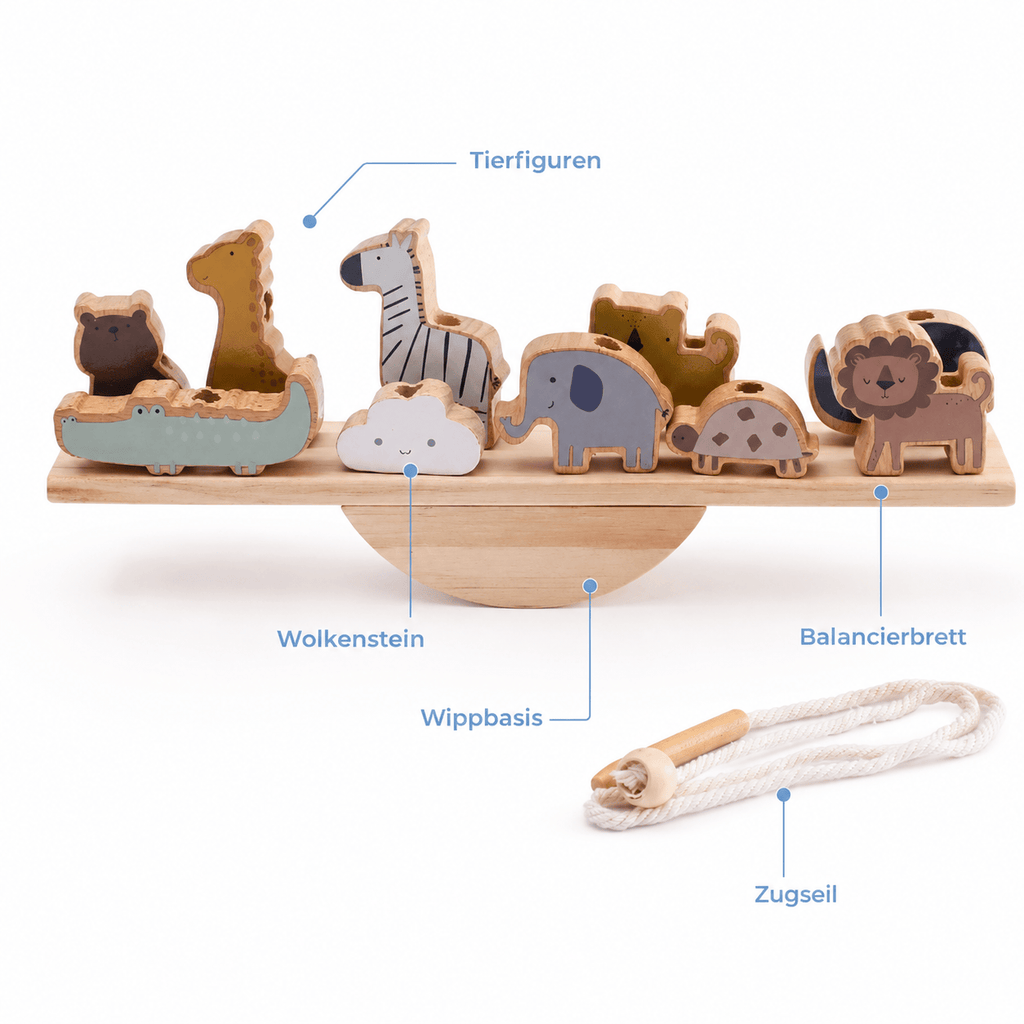 Montessoriland Montessori-Balancierspiel mit Tierfiguren