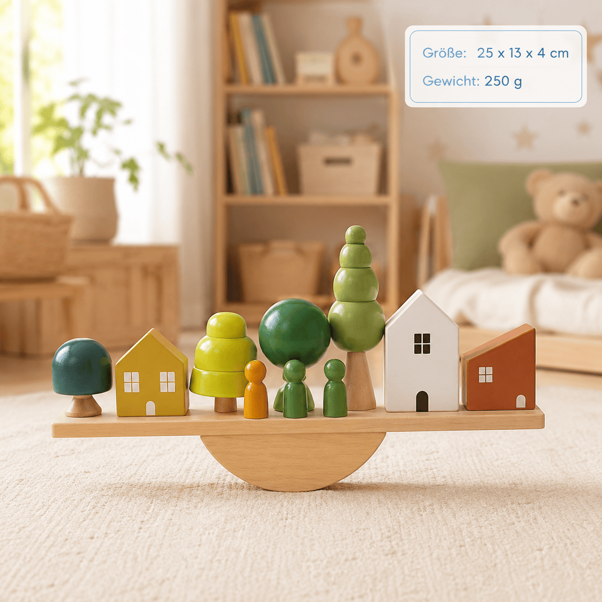 Montessoriland Montessori-Balancierspiel mit Waldfiguren