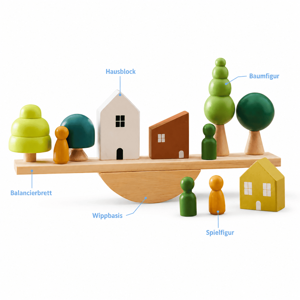 Montessoriland Montessori-Balancierspiel mit Waldfiguren