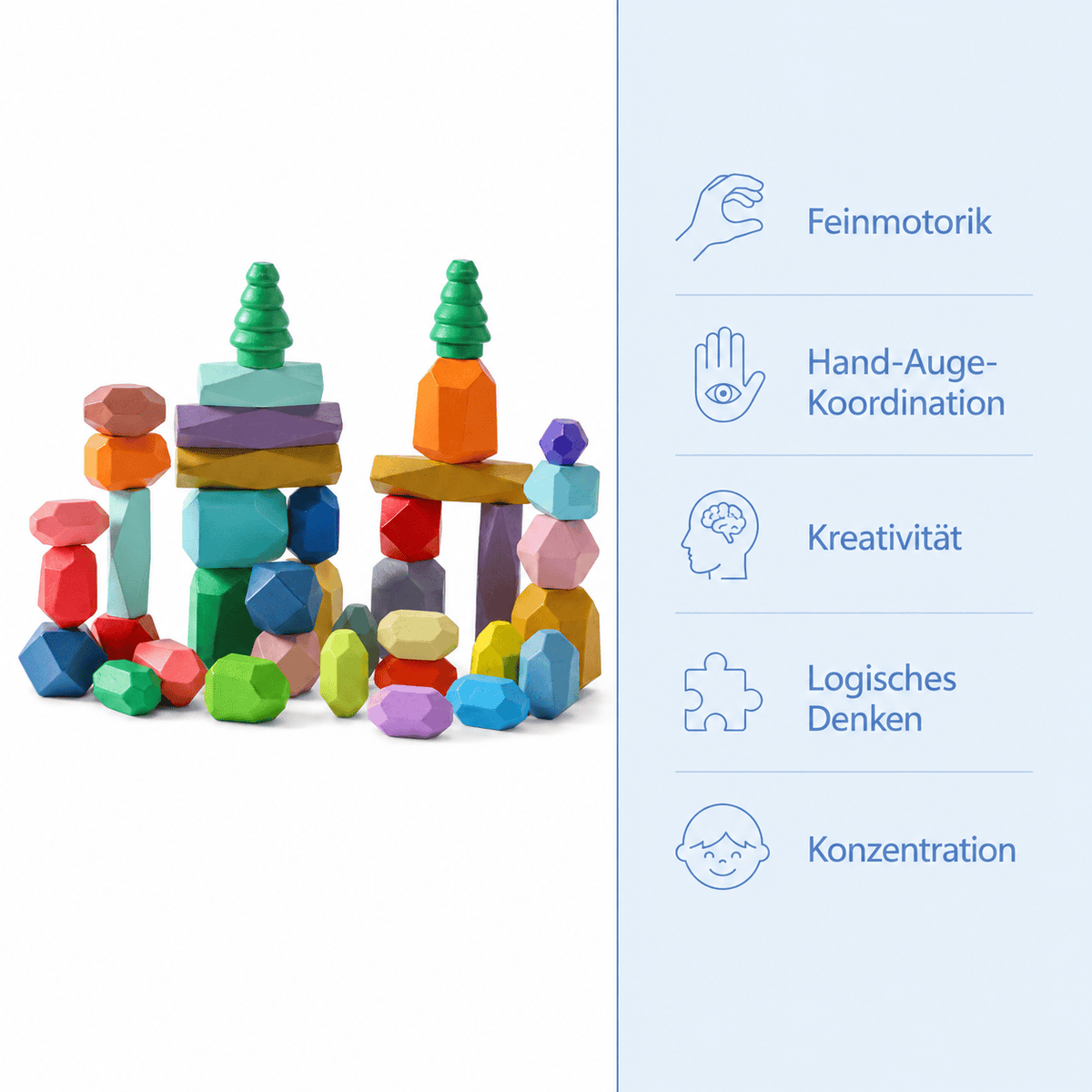 Montessoriland Montessori-Balanciersteine