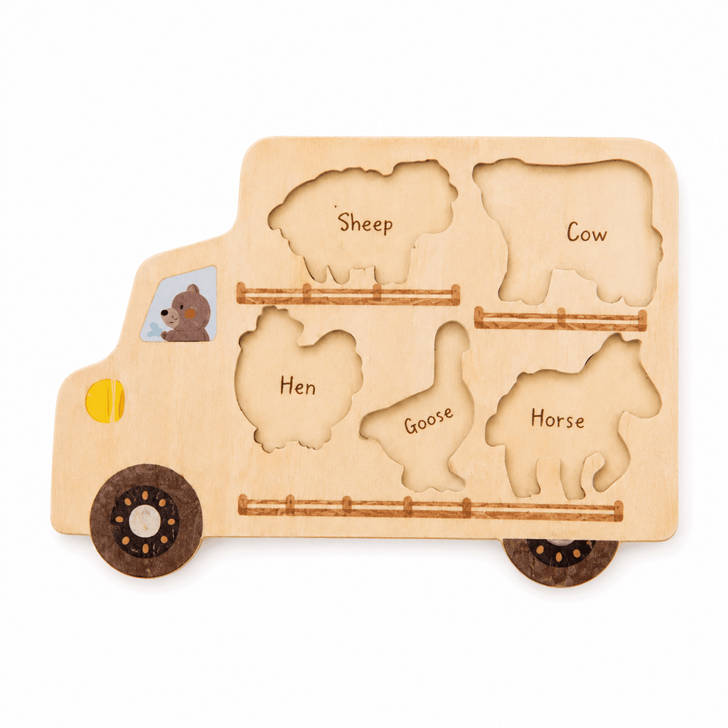 Montessoriland Montessori-Bauernhofpuzzle