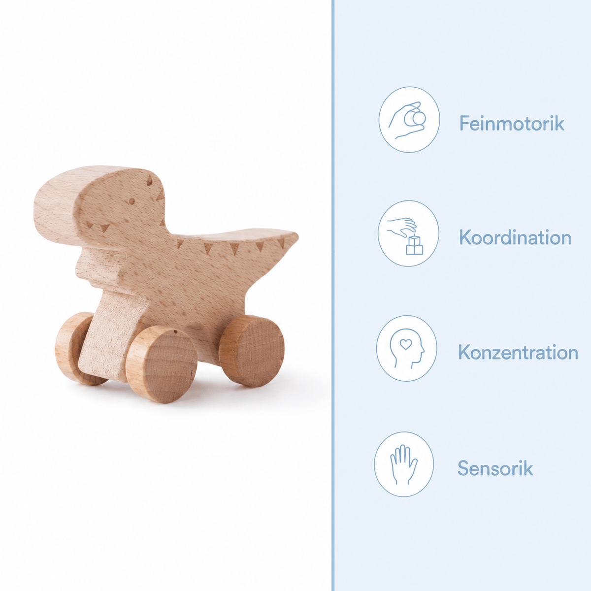 Montessoriland Montessori-Dinosaurierauto