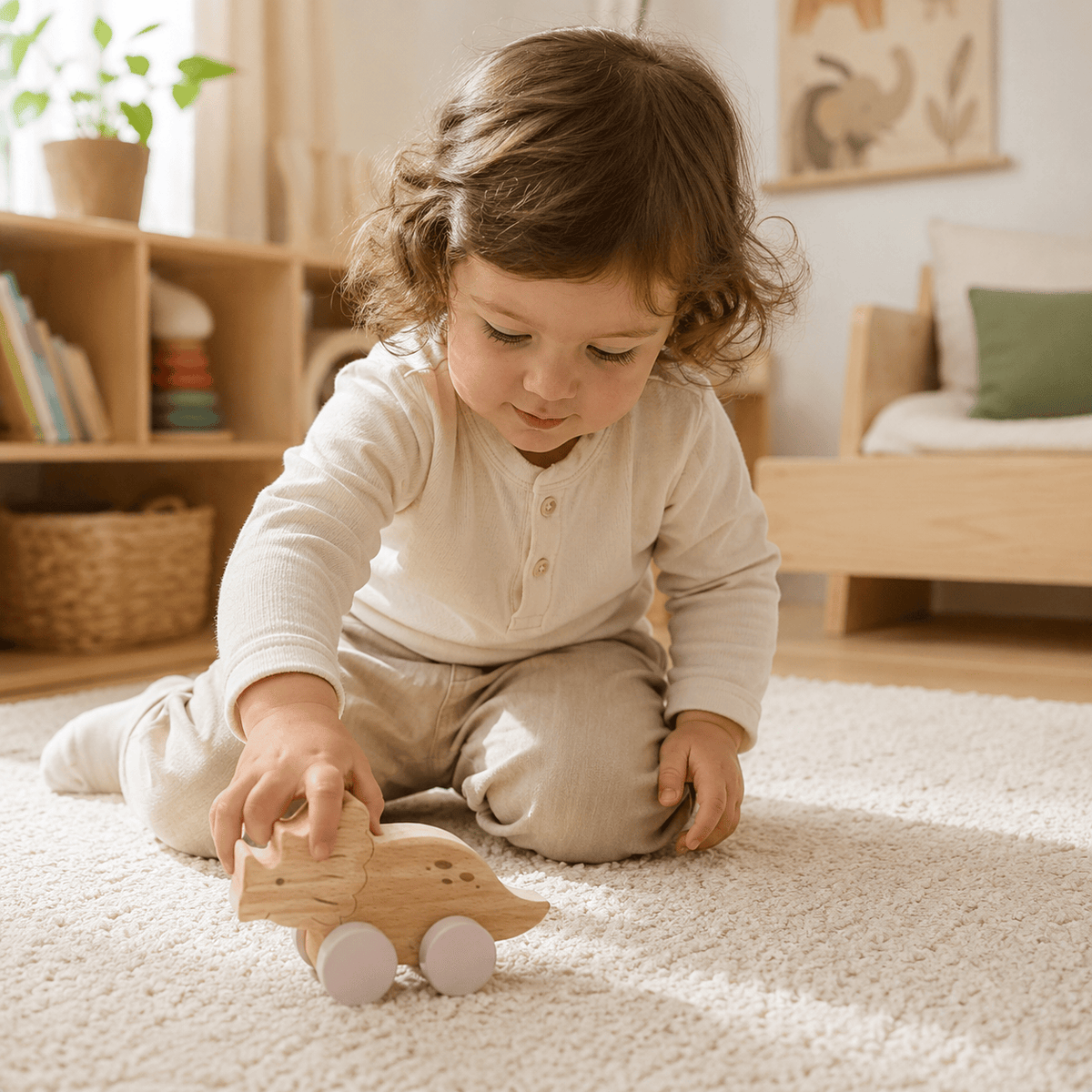 Montessoriland Montessori-Dinosaurierauto