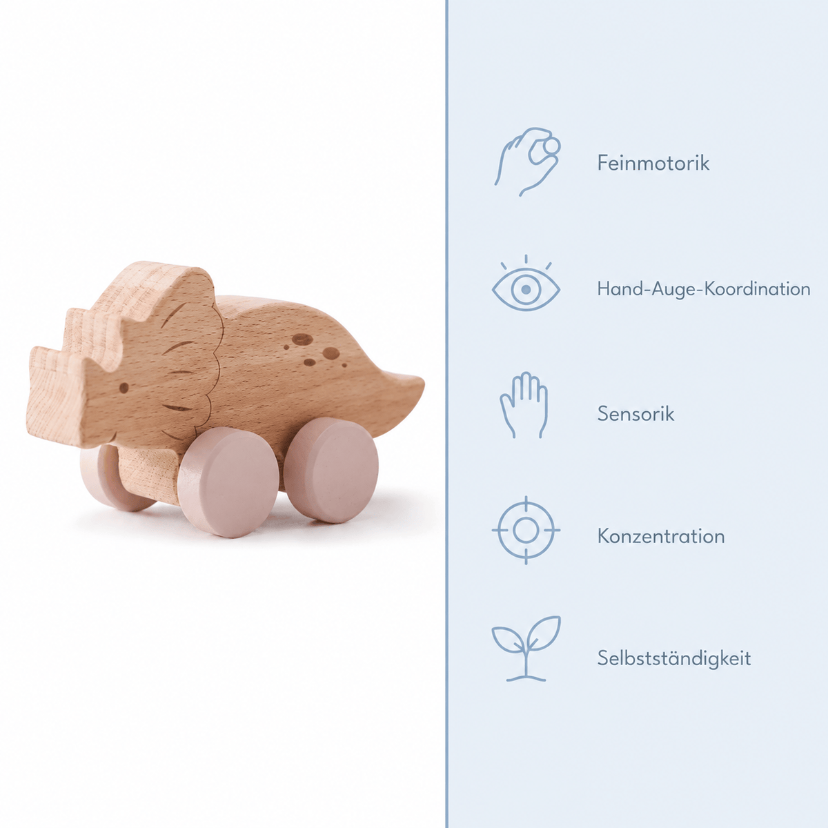 Montessoriland Montessori-Dinosaurierauto