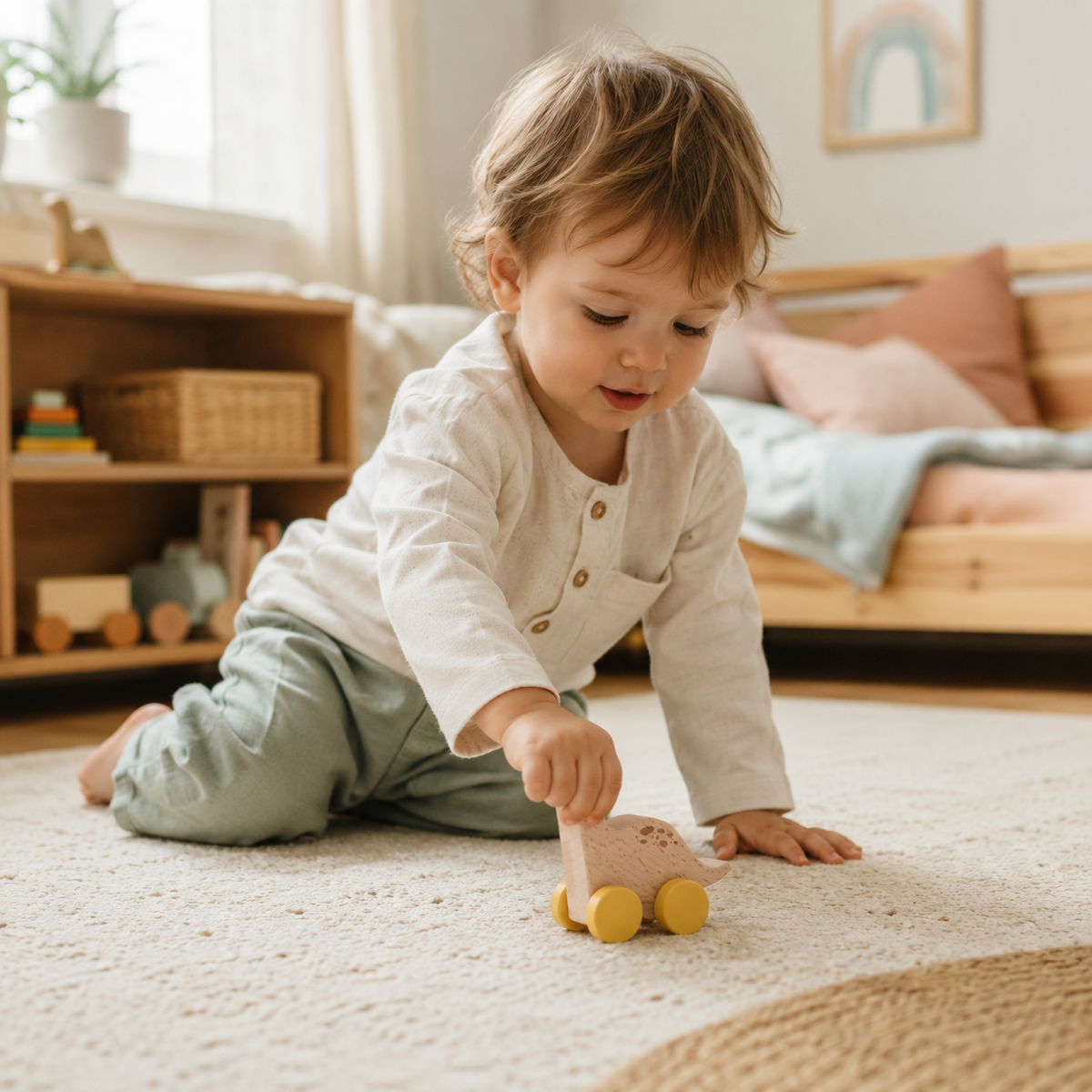 Montessoriland Montessori-Dinosaurierauto