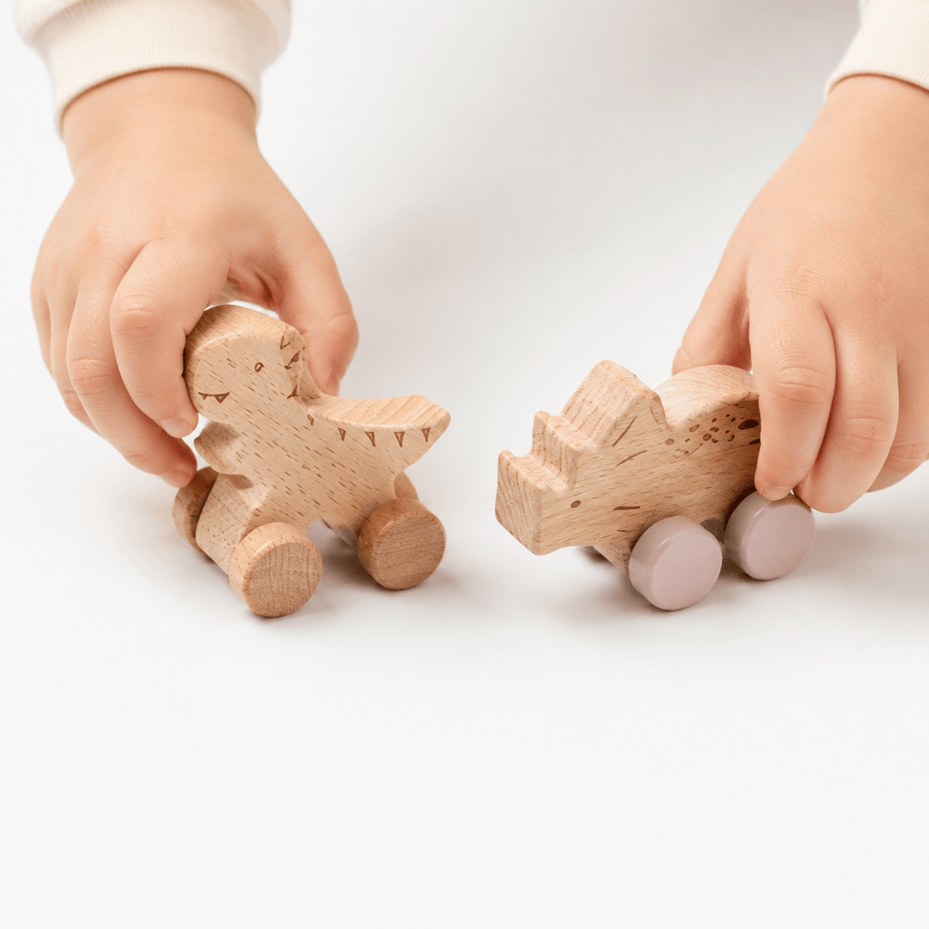 Montessoriland Montessori-Dinosaurierautos