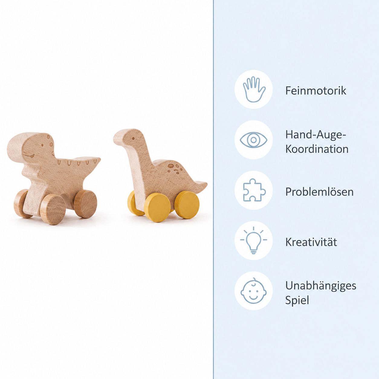 Montessoriland Montessori-Dinosaurierautos Bild