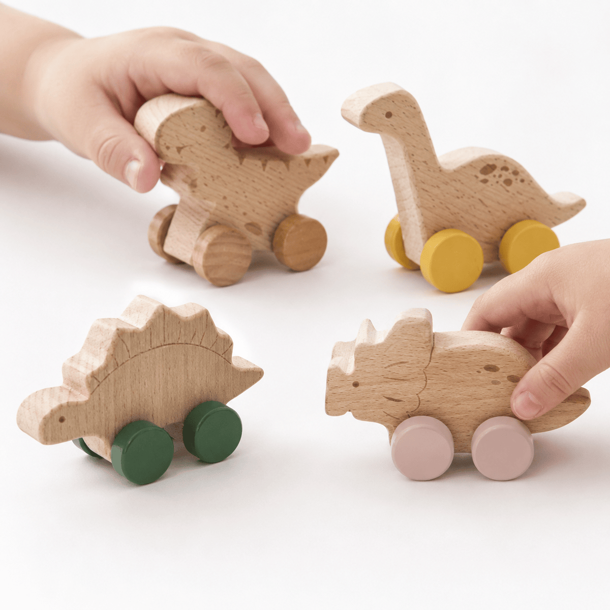 Montessoriland Montessori-Dinosaurierautos