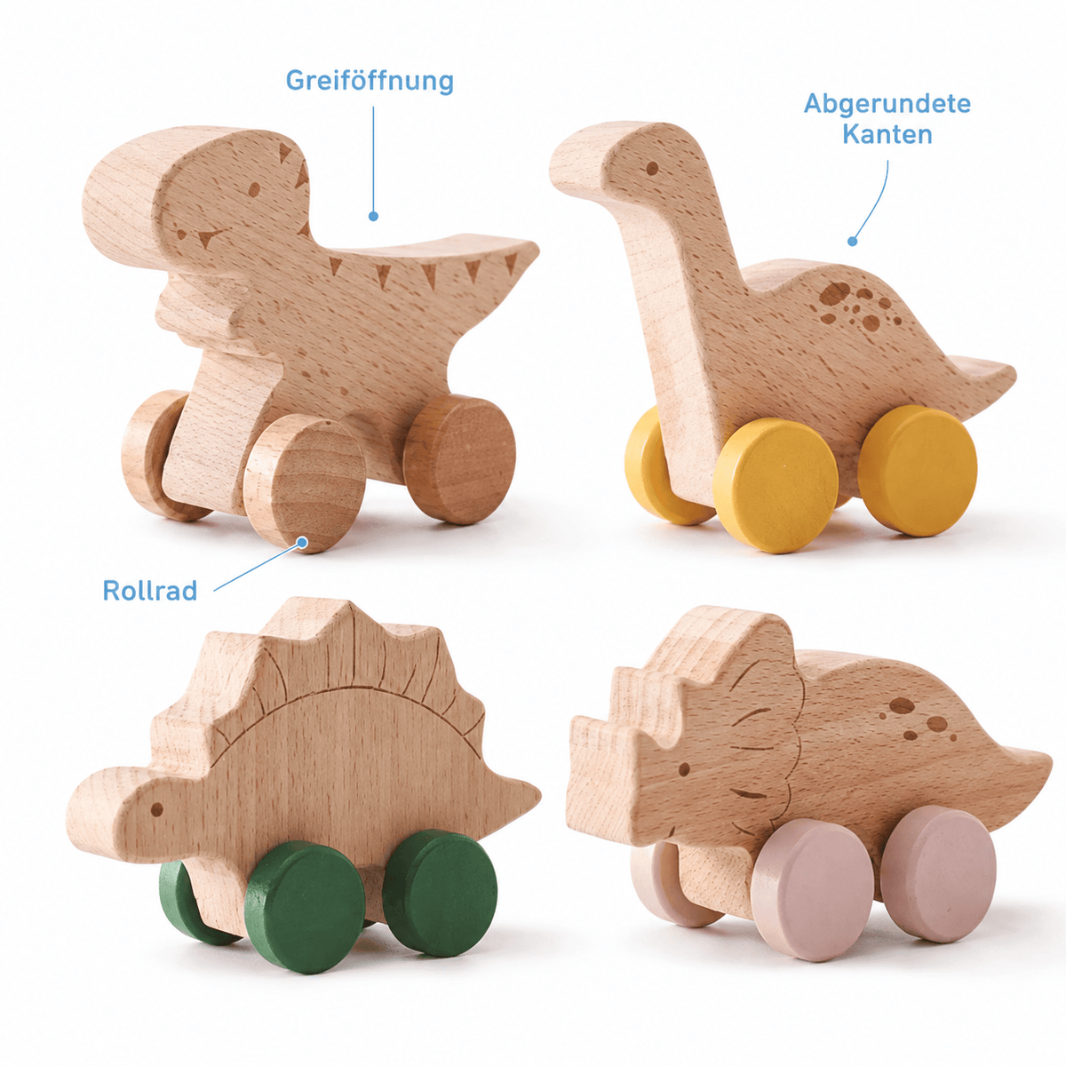 Montessoriland Montessori-Dinosaurierautos