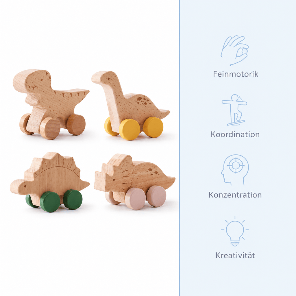 Montessoriland Montessori-Dinosaurierautos