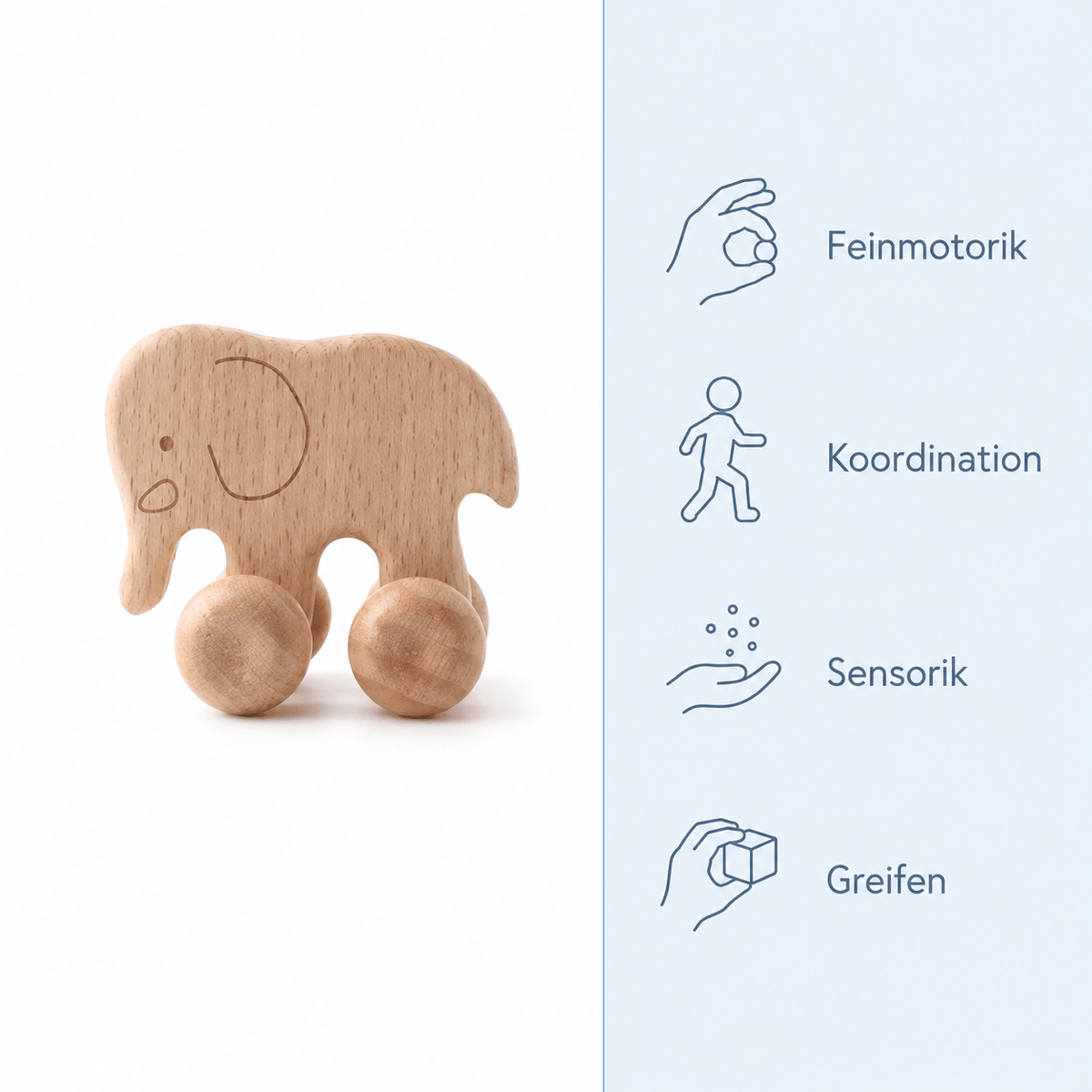 Montessoriland Montessori-Elefantenauto