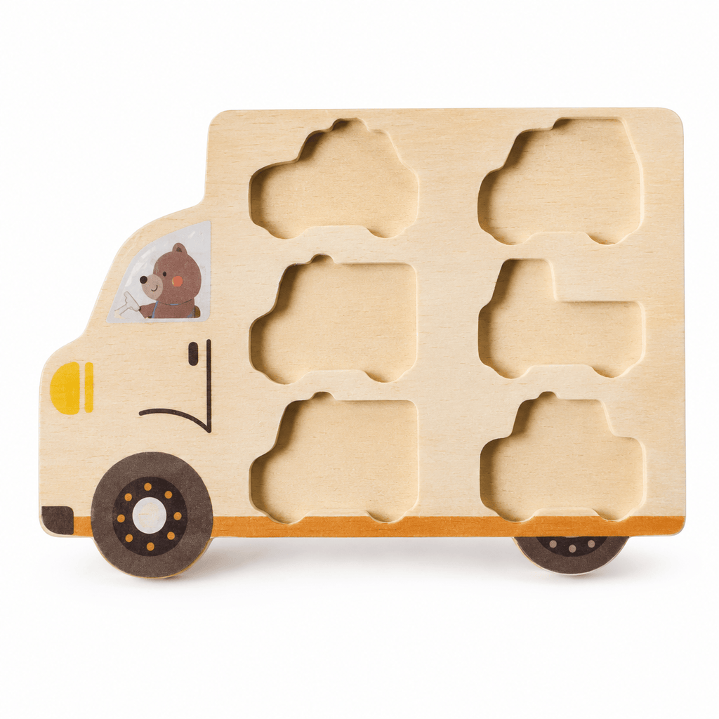 Montessoriland Montessori-Fahrzeugpuzzle
