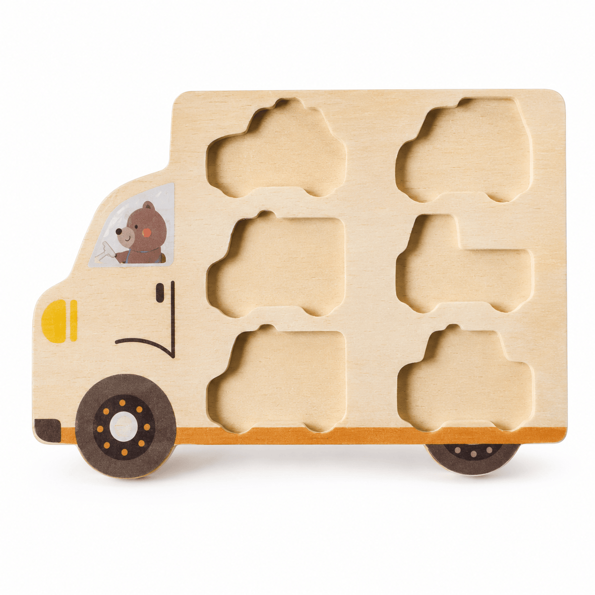 Montessoriland Montessori-Fahrzeugpuzzle