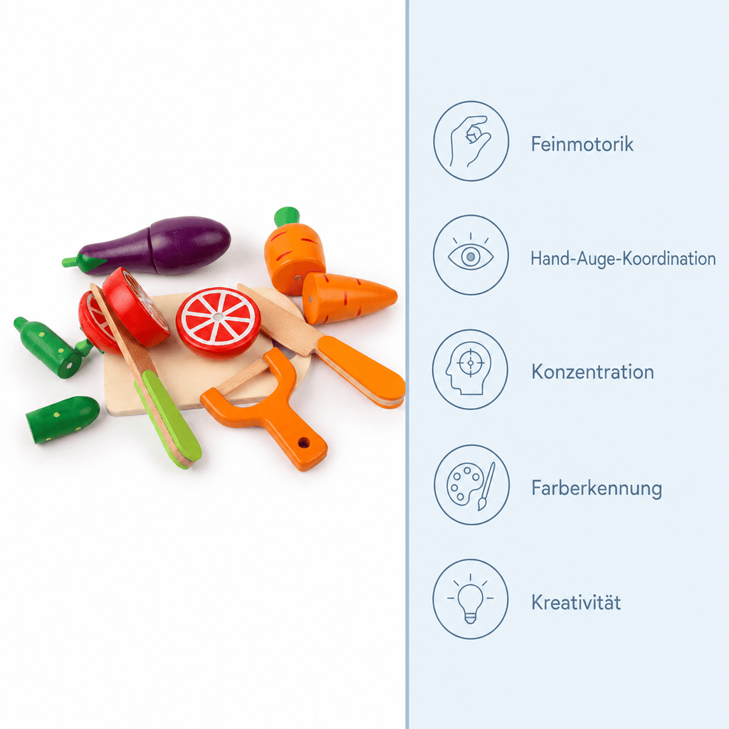 Montessoriland Montessori-Gemüseschneideset