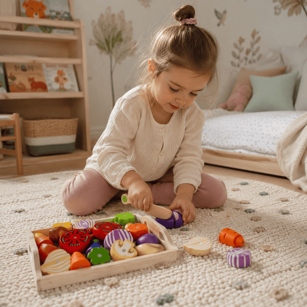 Montessoriland Montessori-Gemüseschneideset