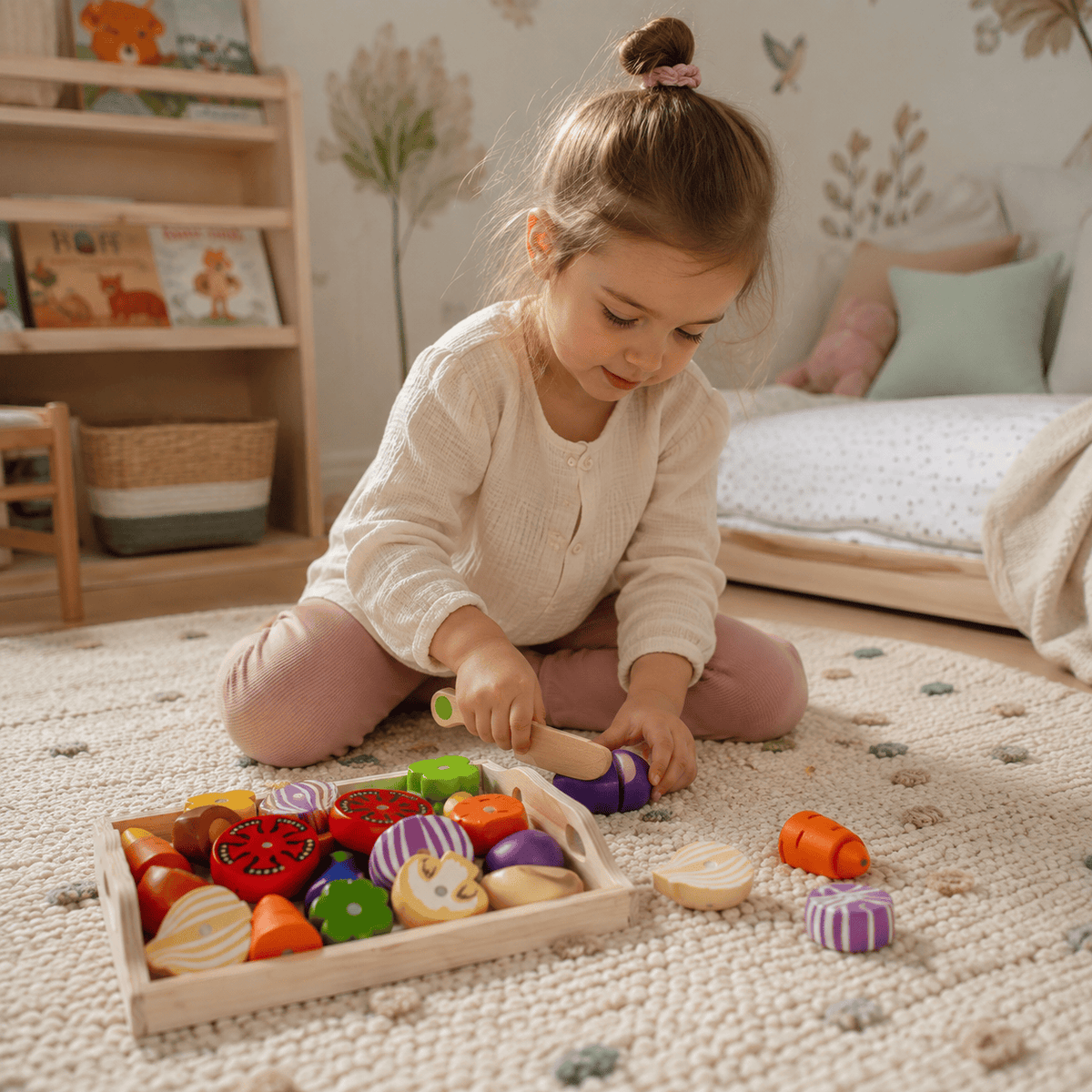 Montessoriland Montessori-Gemüseschneideset