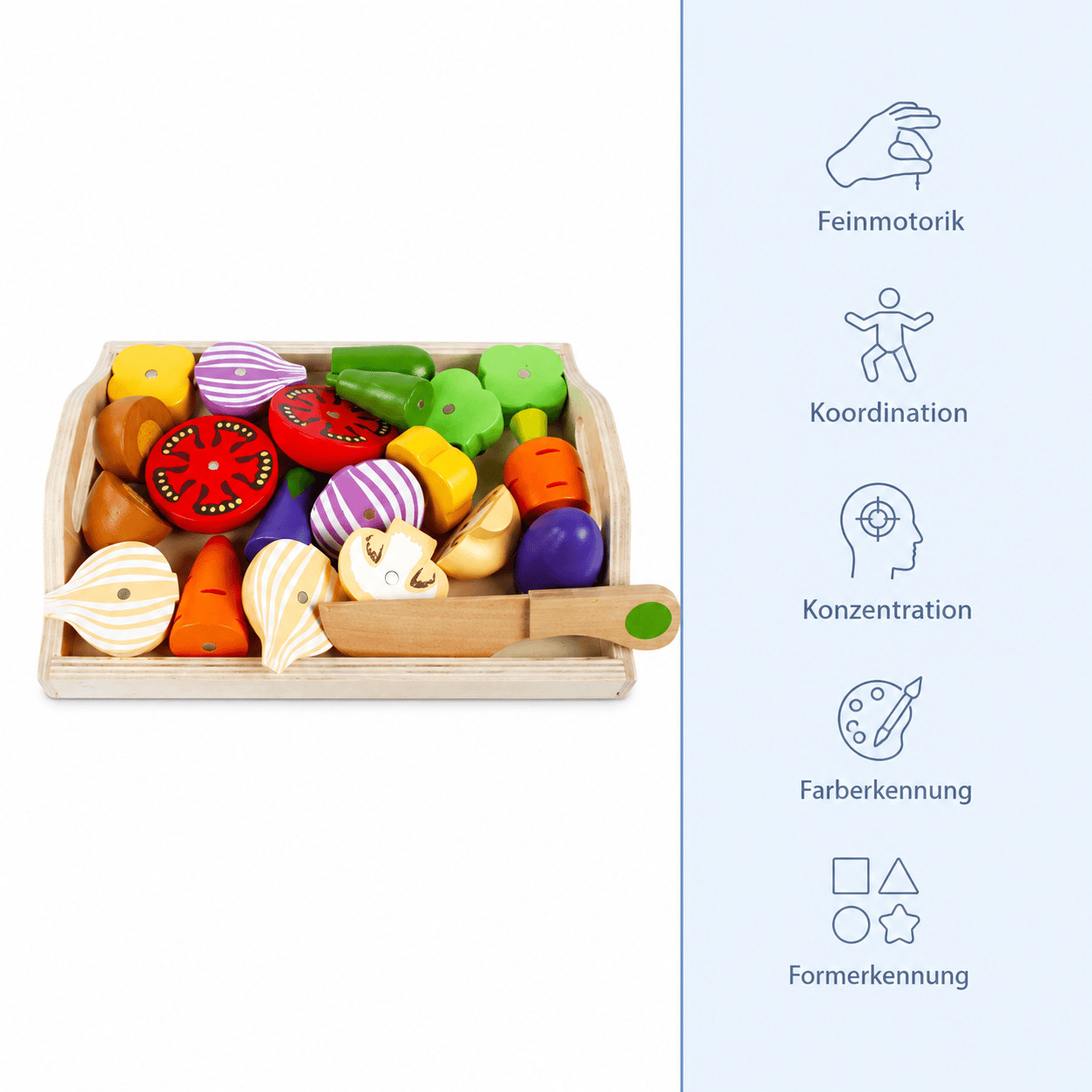Montessoriland Montessori-Gemüseschneideset Bild
