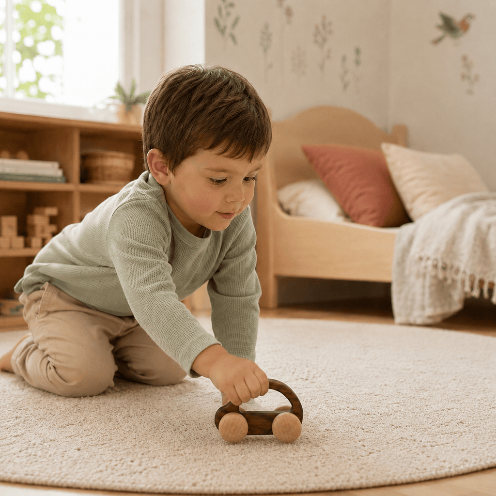 Montessoriland Montessori-Holzauto mit Griff