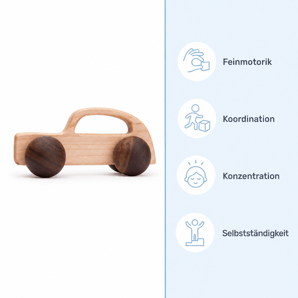 Montessoriland Montessori-Holzauto mit Griff