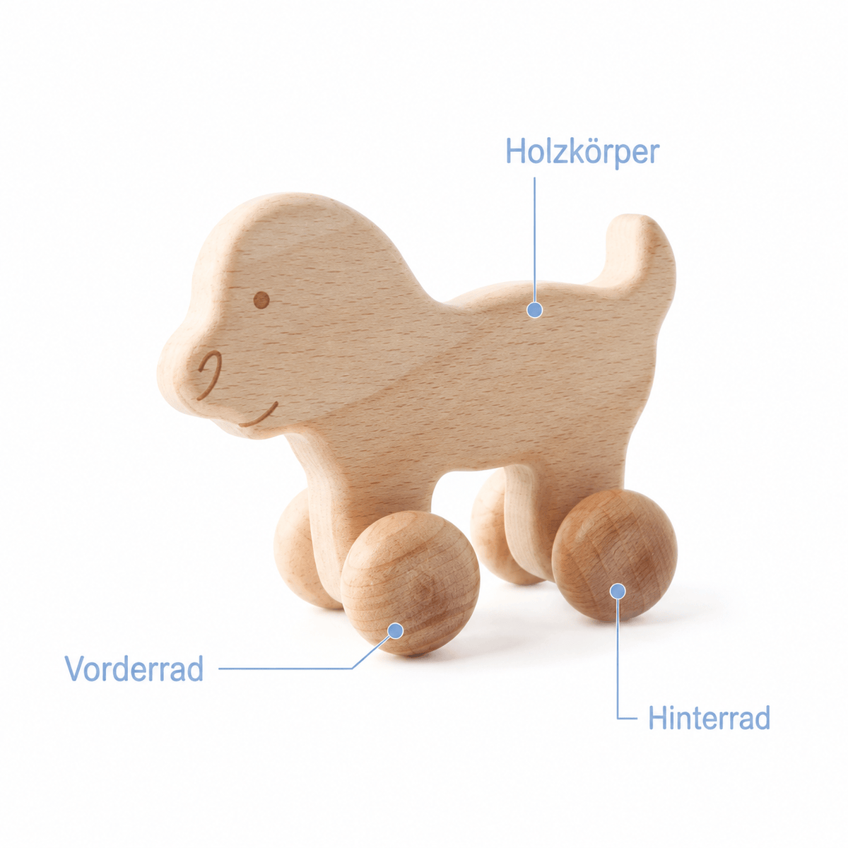 Montessoriland Montessori-Hund auf Rollen
