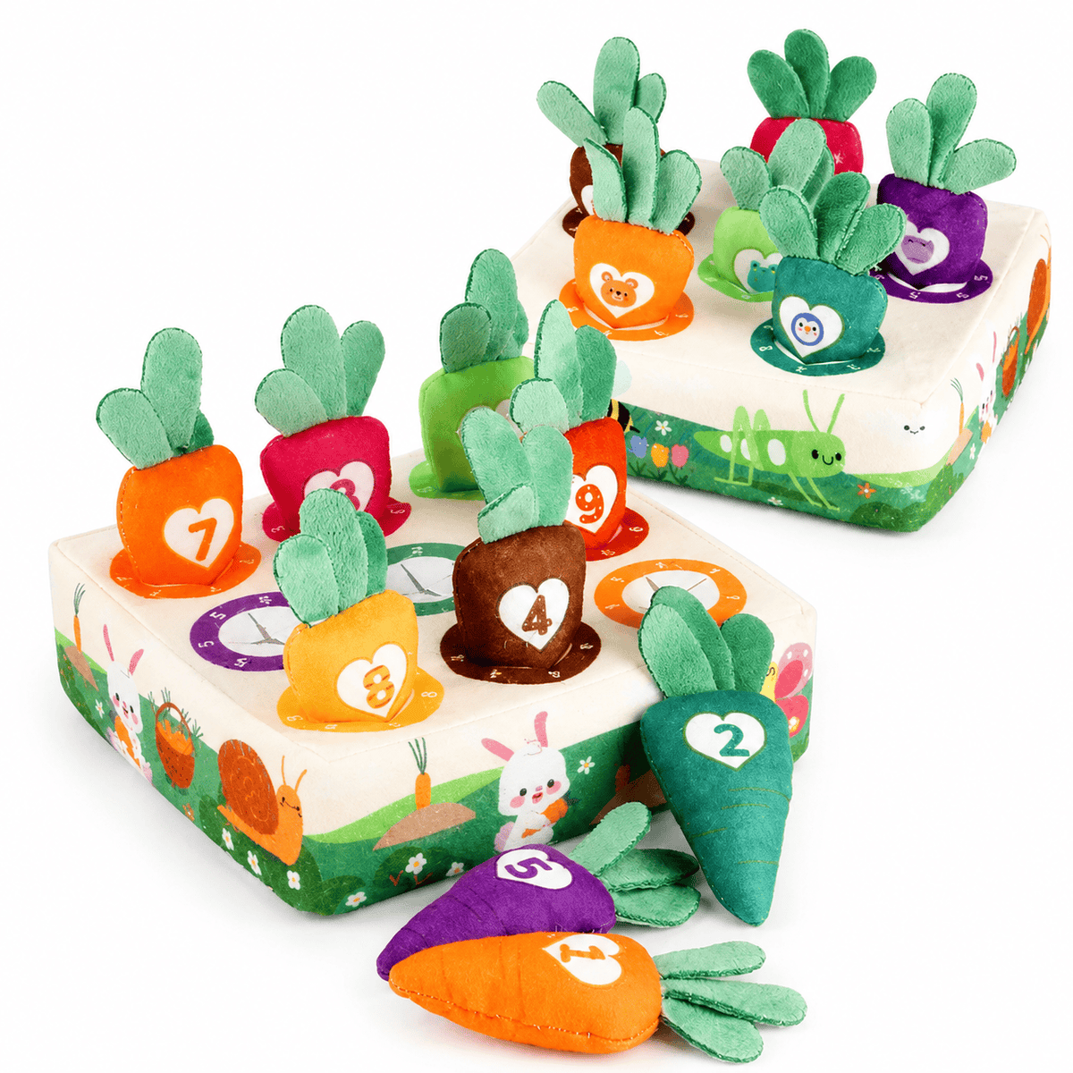 Montessoriland Montessori-Karotten-Steckspiel