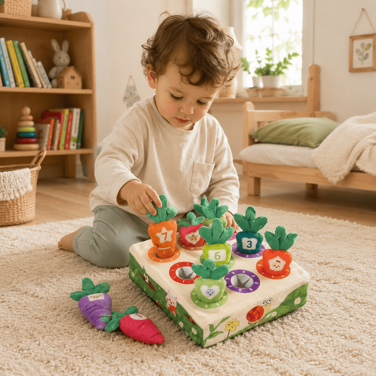 Montessoriland Montessori-Karotten-Steckspiel Bild