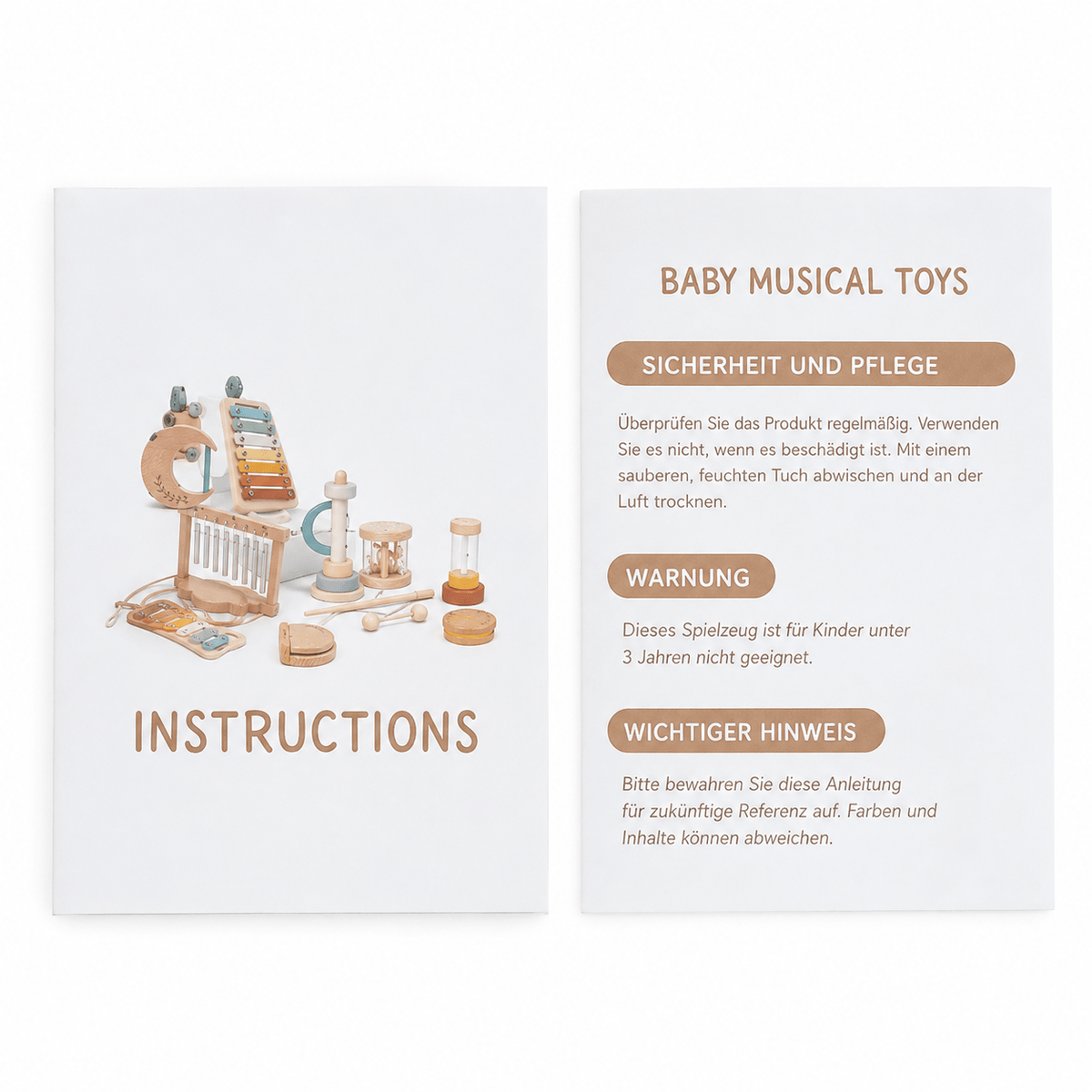 Montessoriland Montessori-Musikinstrumente-Set