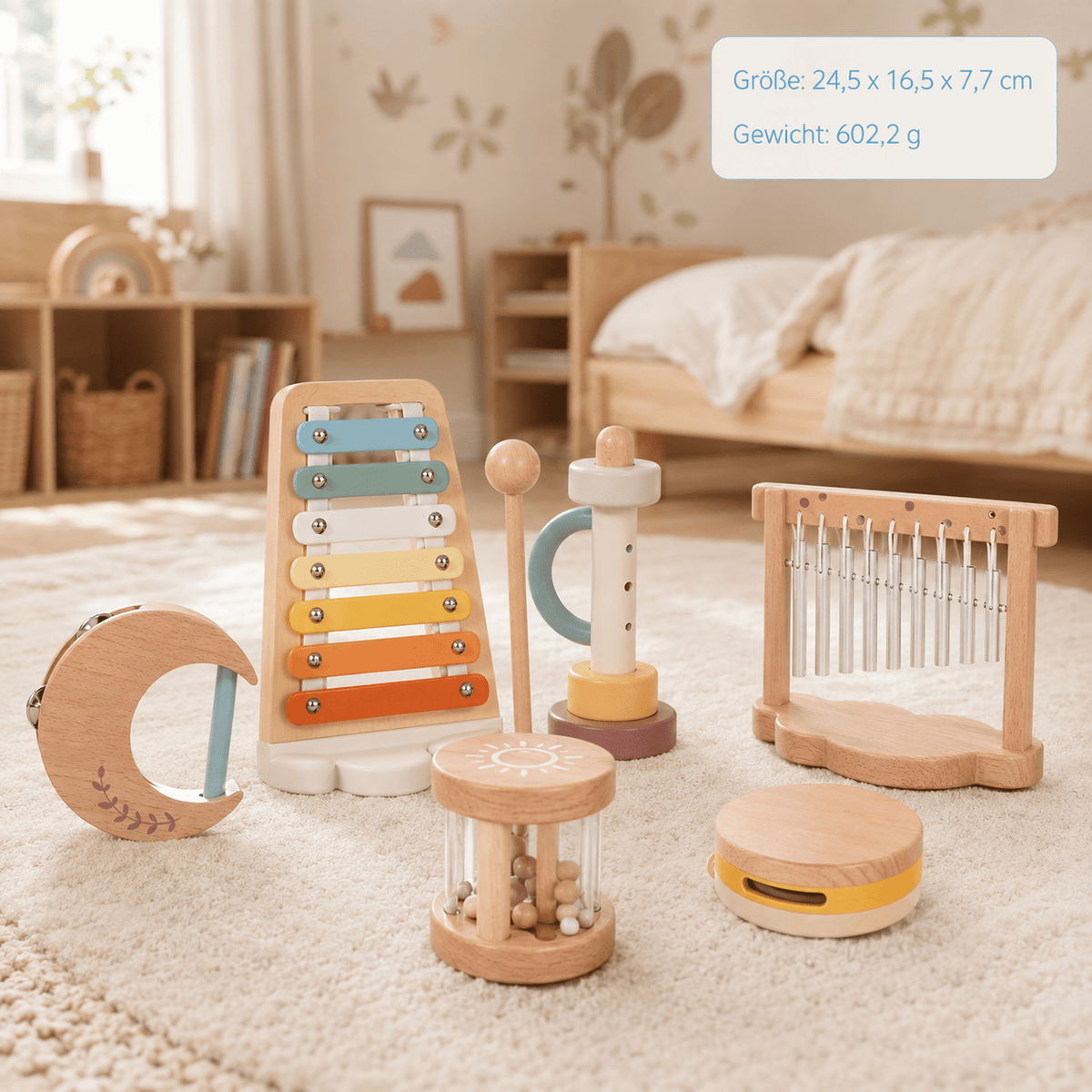 Montessoriland Montessori-Musikinstrumente-Set
