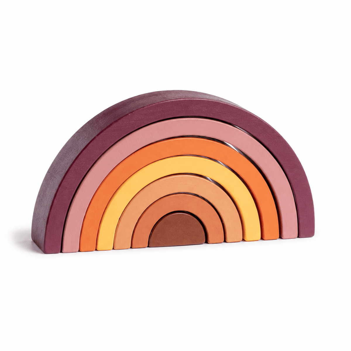 Montessoriland Montessori-Regenbogen-Stapelspiel