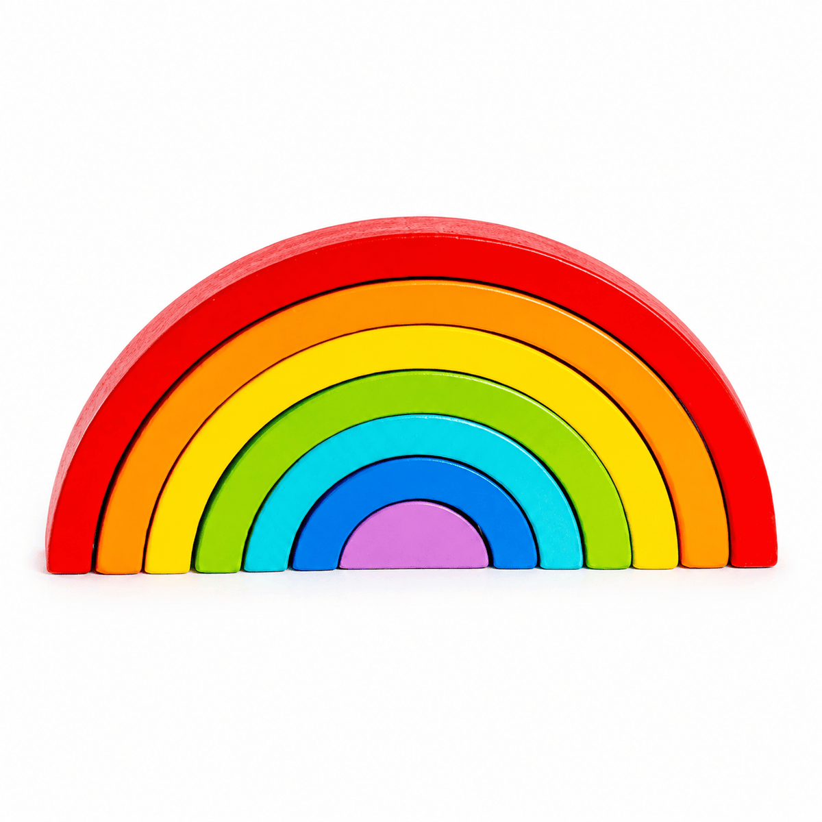 Montessoriland Montessori Regenbogen Stapelspiel