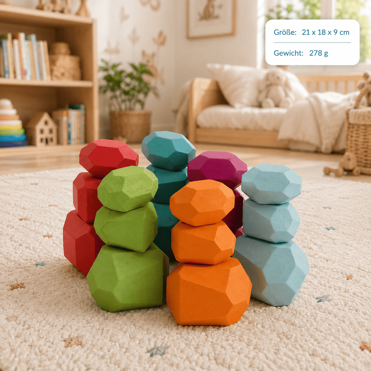 Montessoriland Montessori-Regenbogensteine