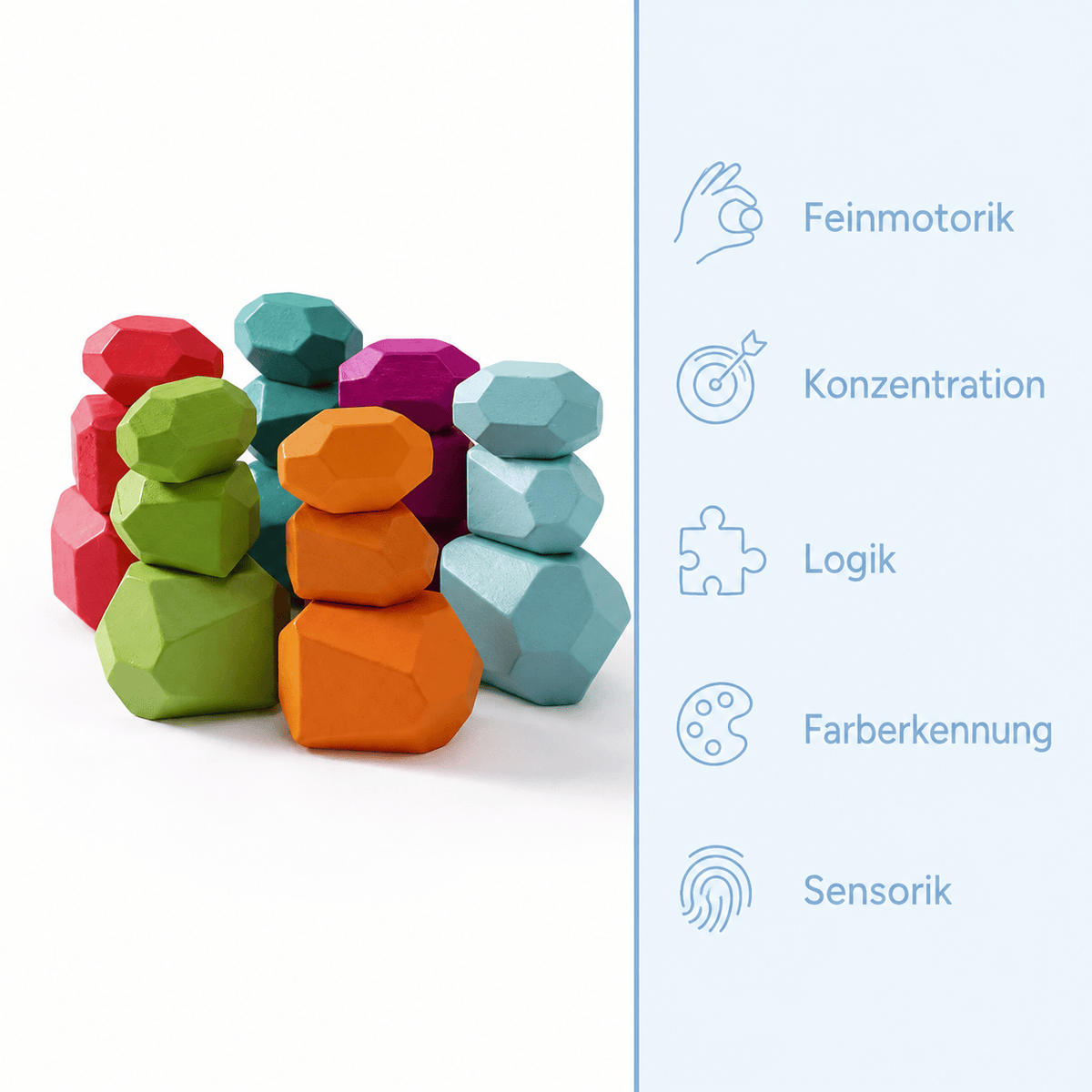 Montessoriland Montessori-Regenbogensteine Bild