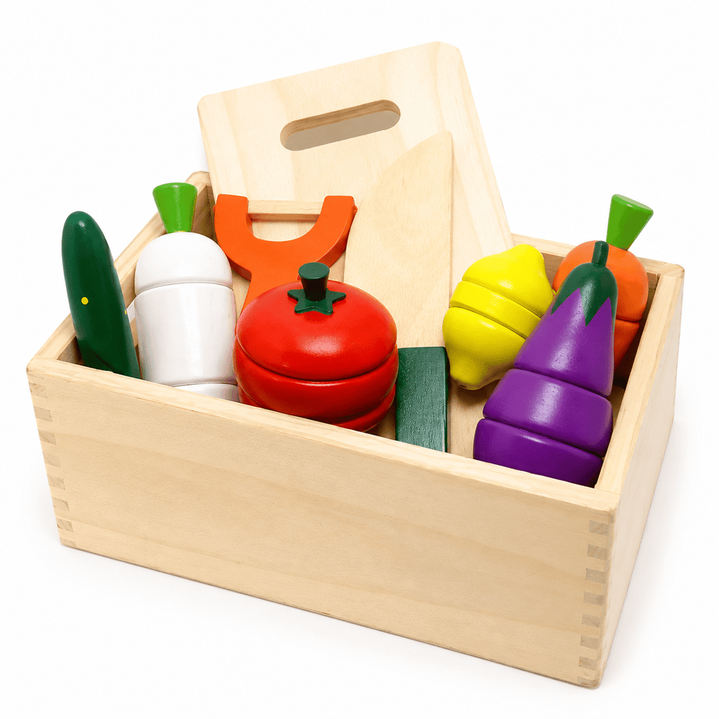 Montessoriland Montessori-Schneidegemüse-Set