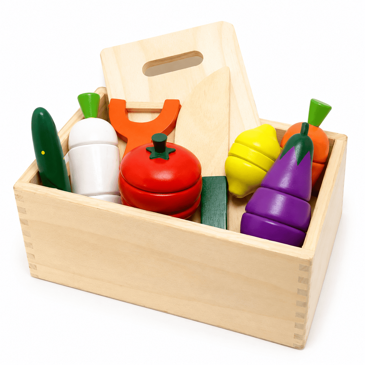 Montessoriland Montessori-Schneidegemüse-Set