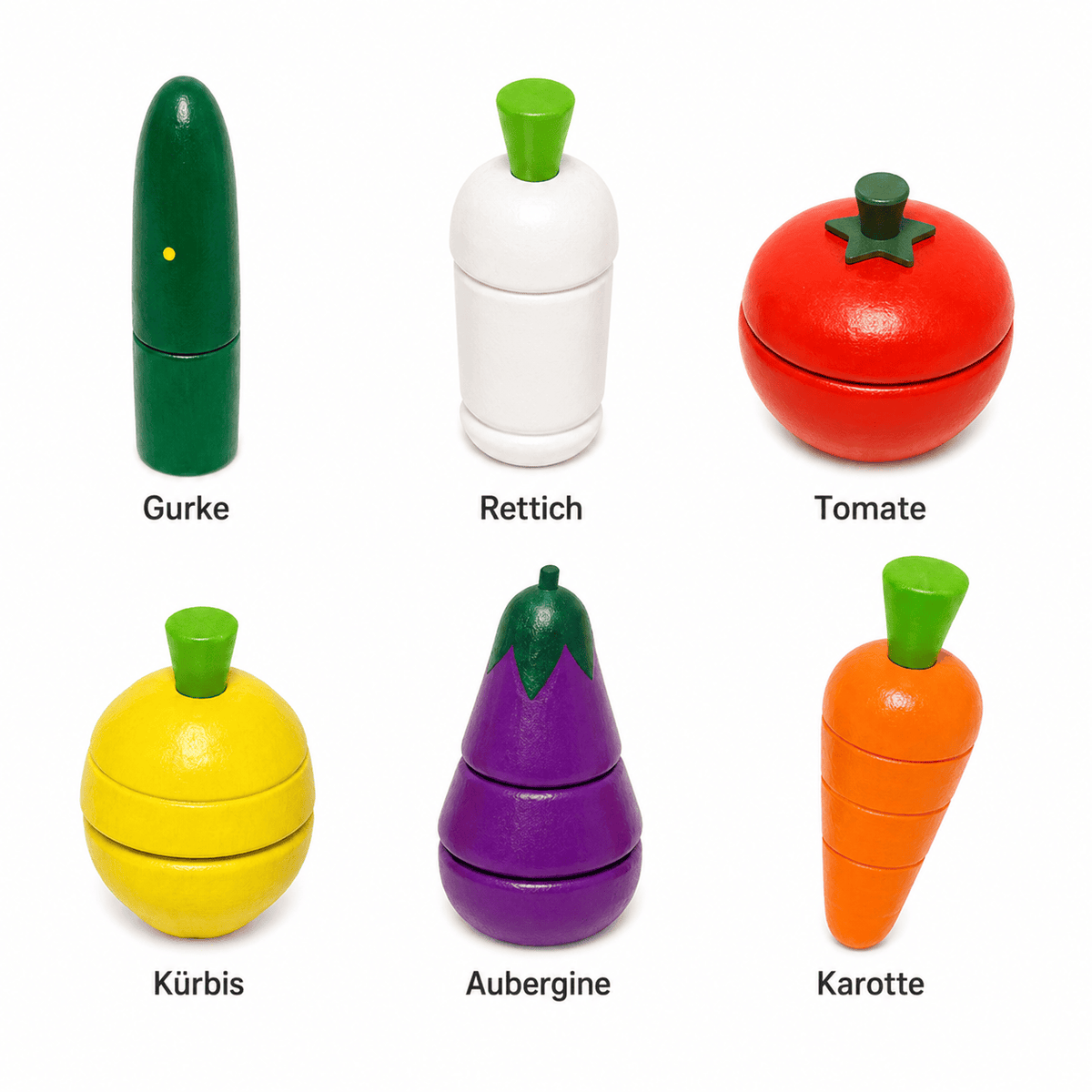 Montessoriland Montessori-Schneidegemüse-Set