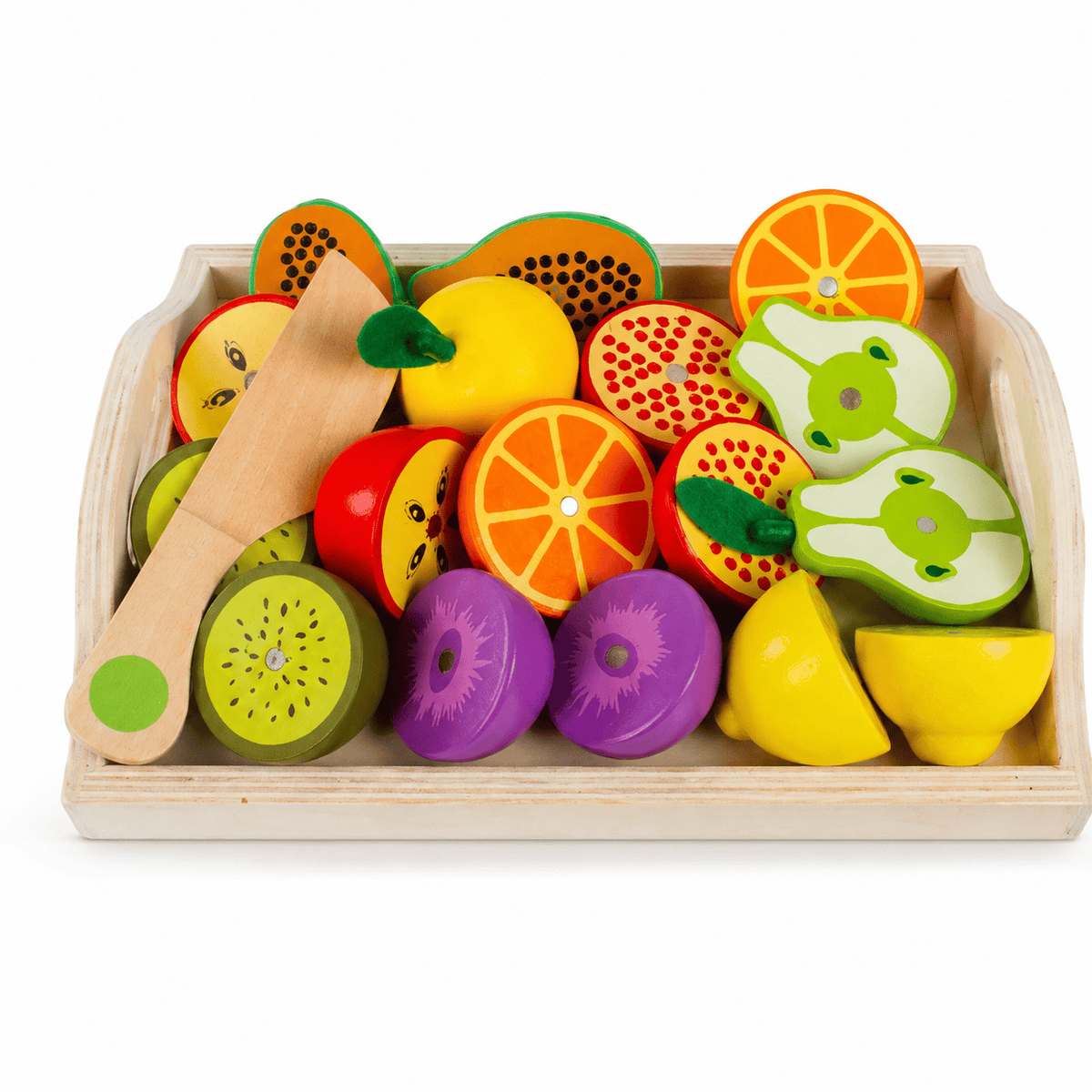 Montessoriland Montessori-Schneideobst-Set