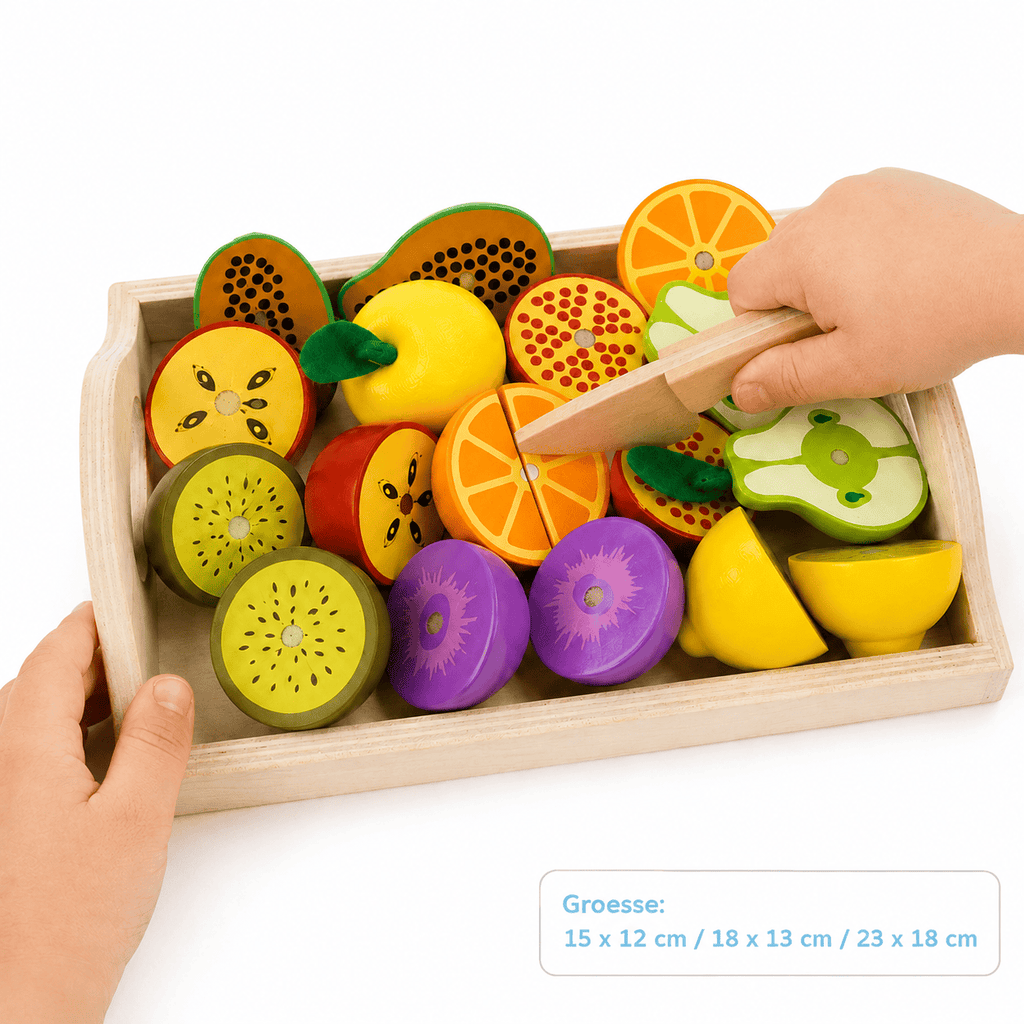 Montessoriland Montessori-Schneideobst-Set