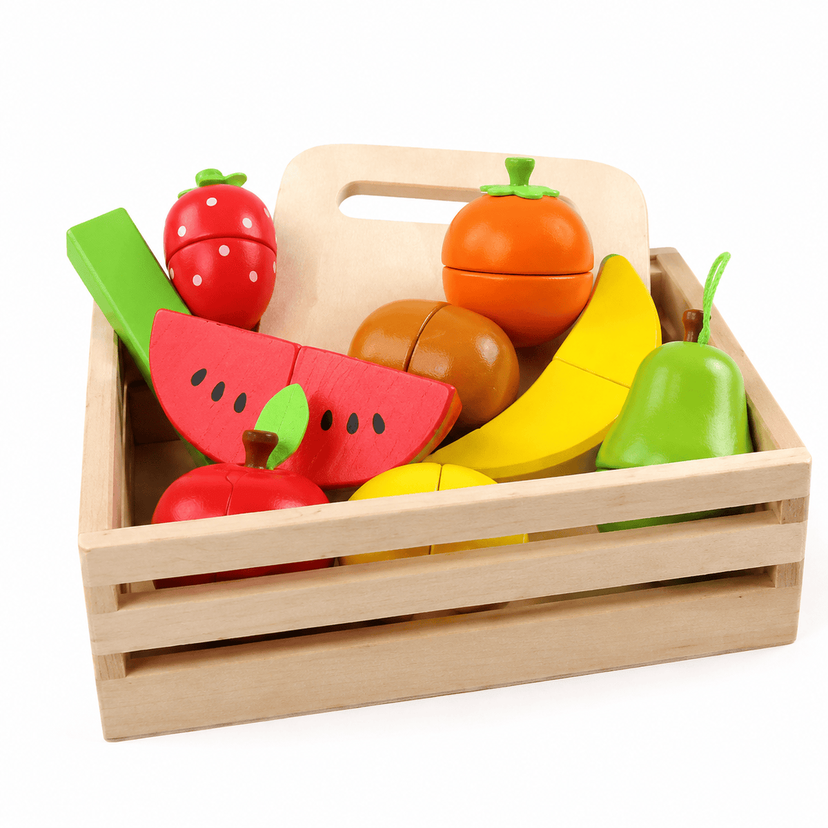 Montessoriland Montessori-Schneideobst-Set