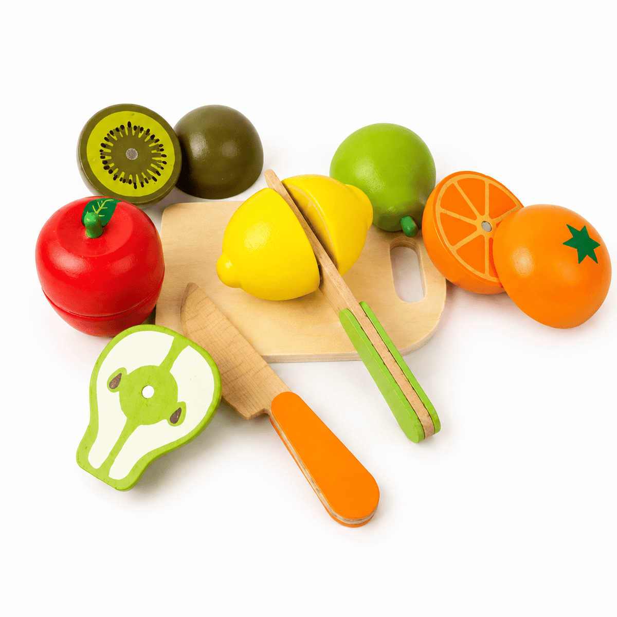 Montessoriland Montessori-Schneideobst-Set