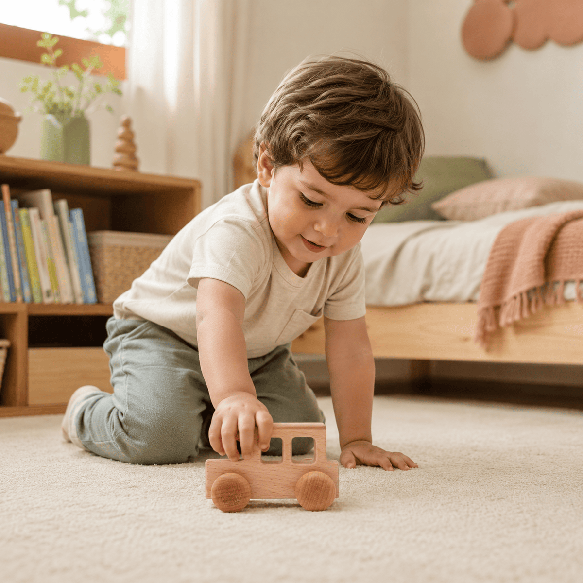 Montessoriland Montessori-Spielzeuglastwagen