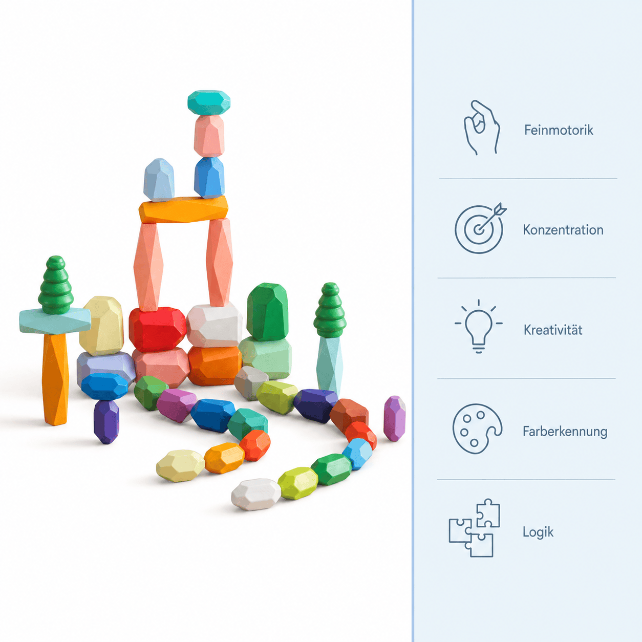 Montessoriland Montessori-Stapelbausteine Bild