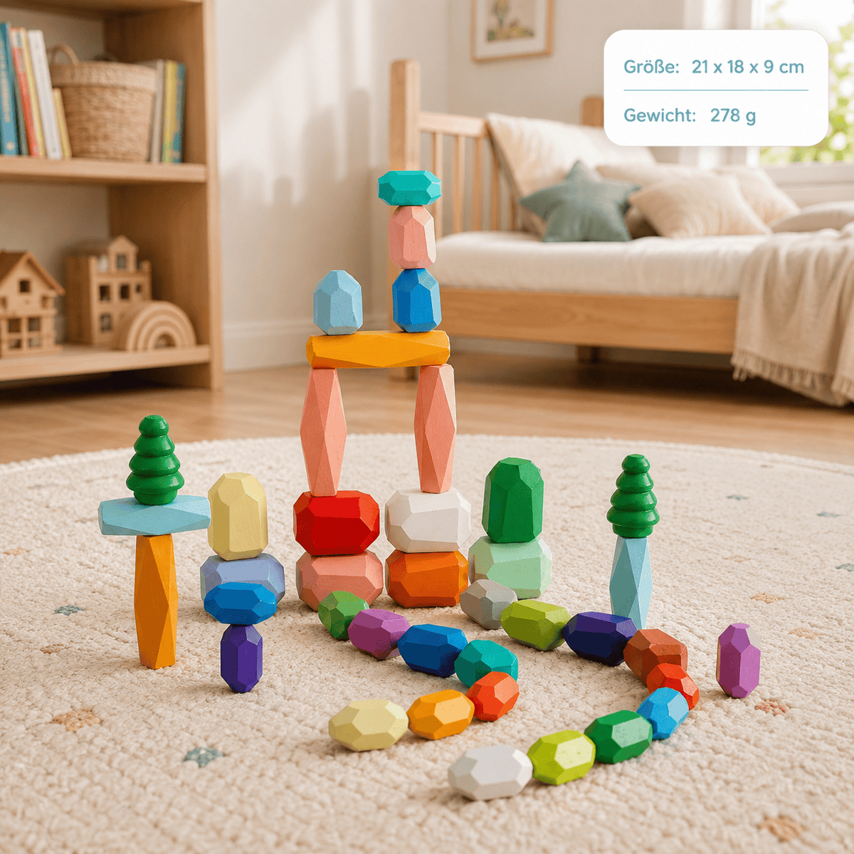 Montessoriland Montessori-Stapelbausteine