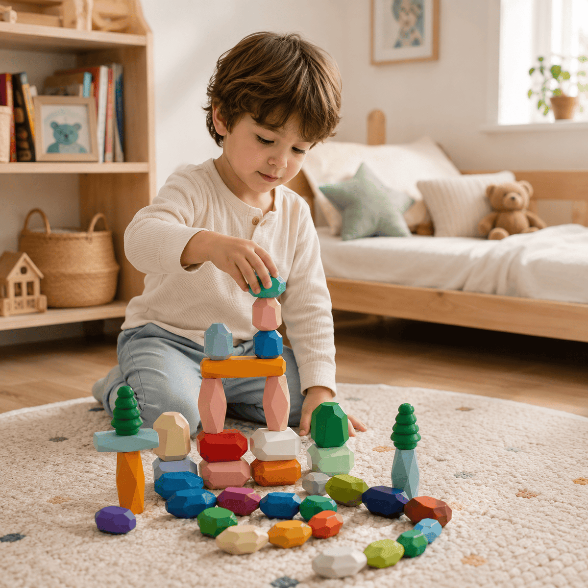 Montessoriland Montessori-Stapelbausteine