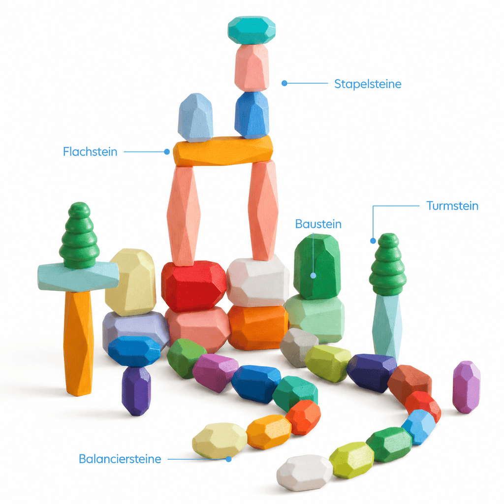 Montessoriland Montessori-Stapelbausteine